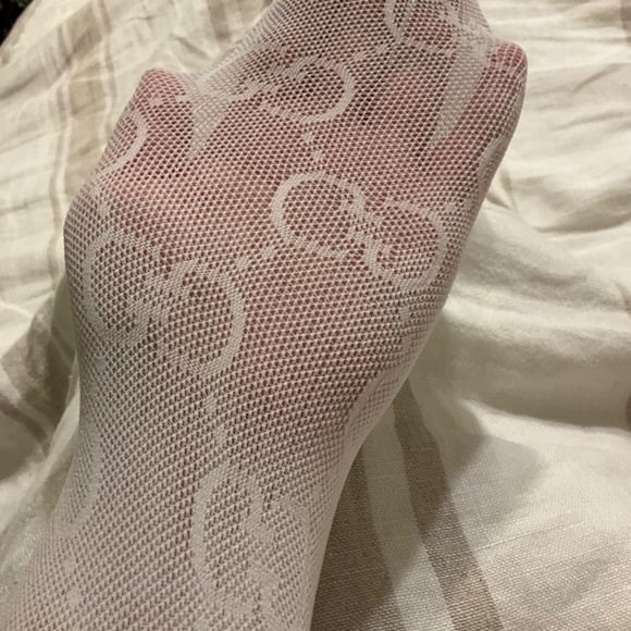 Mesh tights with GG logo - Picture 5 of 8
